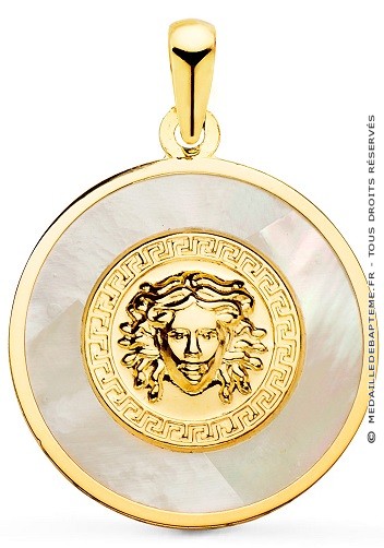 Médaille Médusa Nacre 