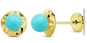 Boucles d'oreilles turquoise