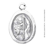 Médaille Saint-Christophe Porte-clefs