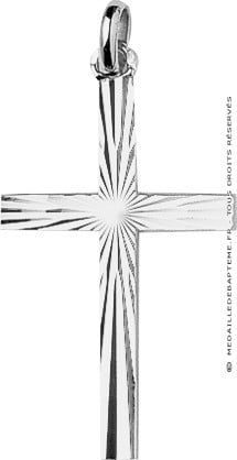 Croix diamantée (Argent)