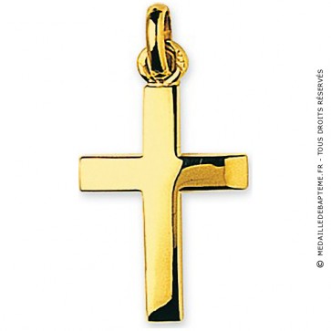 Croix Bombée (Or Jaune)
