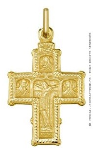 Croix Byzantine (Or jaune 9K)