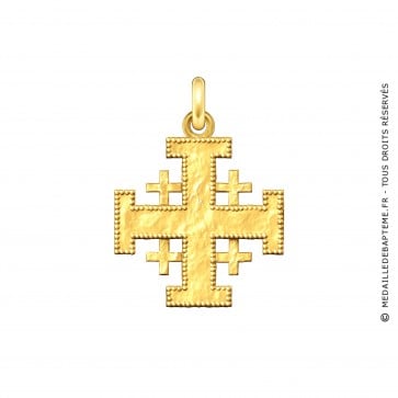 Croix de Jérusalem (Or jaune)