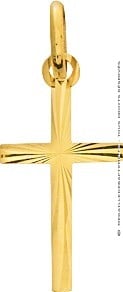 Croix Fantaisie (Or jaune)