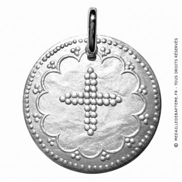 Médaille Croix Perlée (Argent)