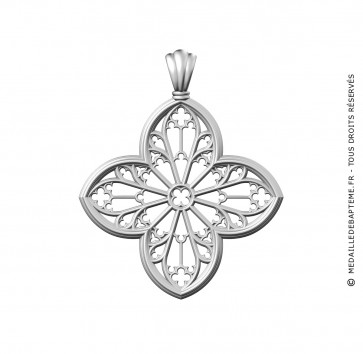 Croix Rosace II (Argent)