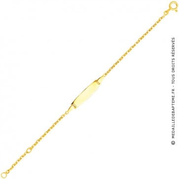 Gourmette bébé Forçat (Or jaune)