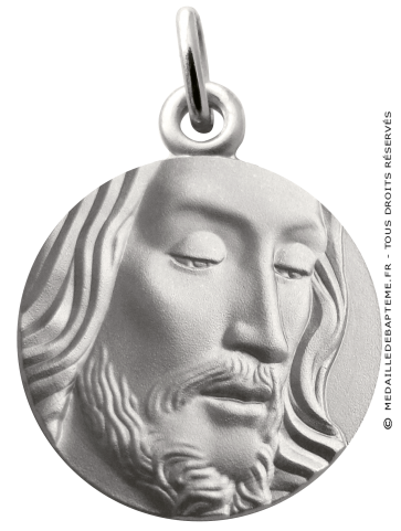 Médaille visage du Christ (argent)