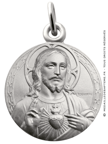 Médaille Sacré-Coeur de Jésus (Argent)