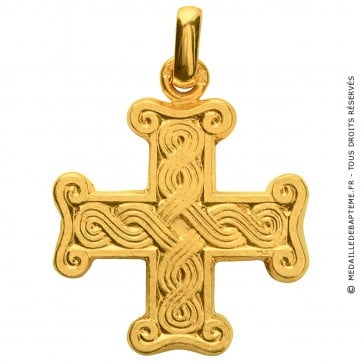 Croix Byzantine (Or Jaune)