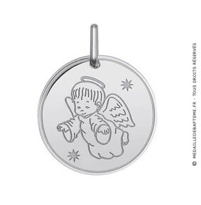 Médaille ange dans le ciel