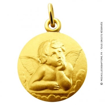 Médaille Ange Pensif Raphael Martineau (Vermeil)
