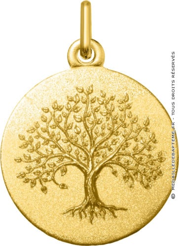 Médaille Arbre de Vie Le Magnifique (Or jaune)