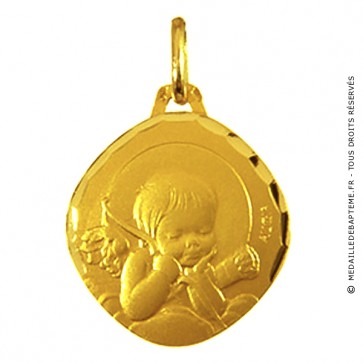 Médaille Augis Ange au carquois (Or Jaune)