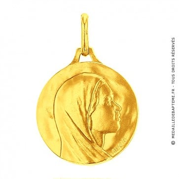 Médaille Augis Vierge (Or Jaune)