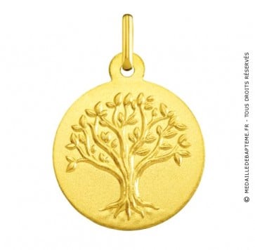 Médaille arbre de vie (Or Jaune)