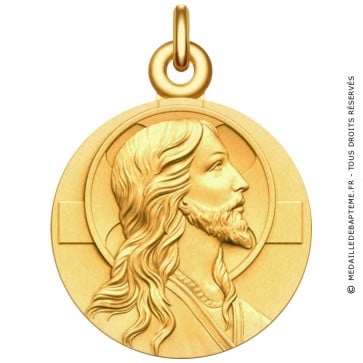 Medaille de Bapteme Le Christ 