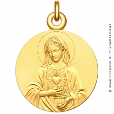 Médaille Vierge Marie au coeur