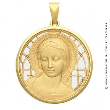 Médaille Vierge Amabilis  - medaillle bapteme Becker