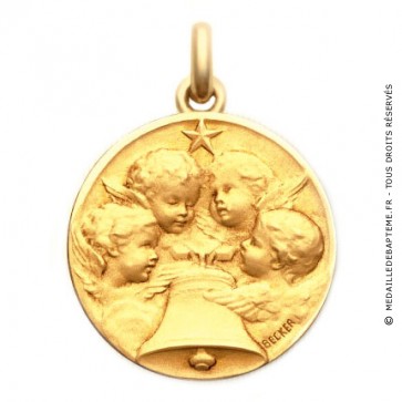 Médaille Angélus  - medaillle bapteme Becker