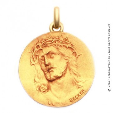 Médaille Christ Ecce Homo  - medaillle bapteme Becker