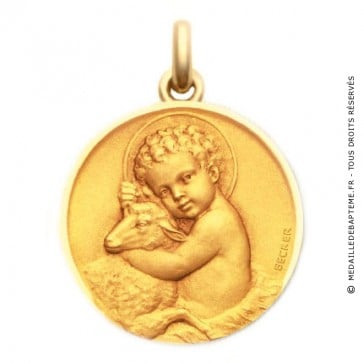 Médaille Enfant Jésus  - medaillle bapteme Becker