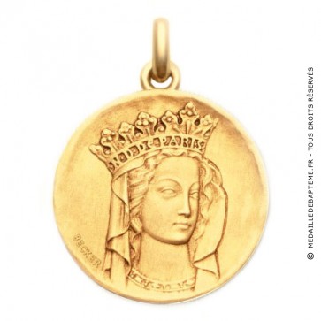 Médaille Notre Dame de Paris  - medaillle bapteme Becker