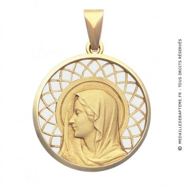 Médaille Regina  - medaillle bapteme Becker