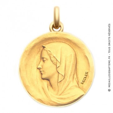 Médaille Regina  - medaillle bapteme Becker