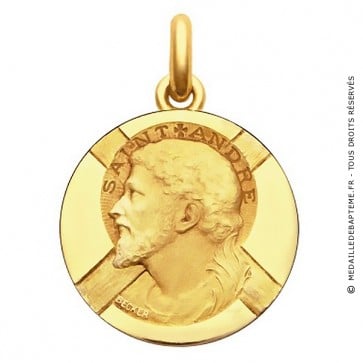 Médaille Saint André  - medaillle bapteme Becker