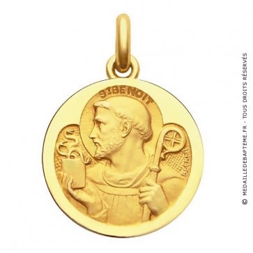 Médaille Saint Benoit  - medaillle bapteme Becker