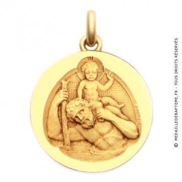 Médaille Saint Christophe  - medaillle bapteme Becker