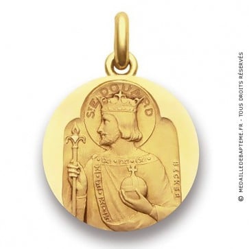 Médaille Saint Edouard  - medaillle bapteme Becker