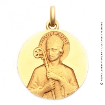 Médaille Saint Guillaume  - medaillle bapteme Becker