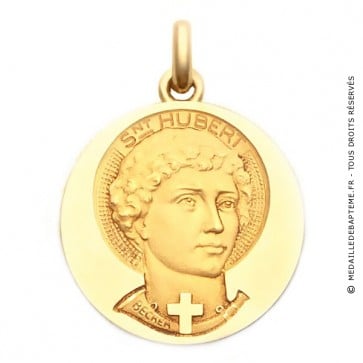 Médaille Saint Hubert  - medaillle bapteme Becker