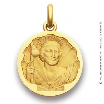 Médaille Saint Jacques  - medaillle bapteme Becker