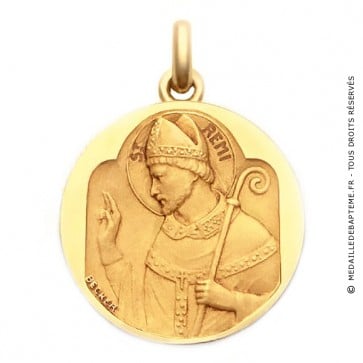 Médaille Saint Rémi  - medaillle bapteme Becker