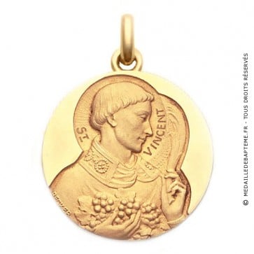 Médaille Saint Vincent  - medaillle bapteme Becker