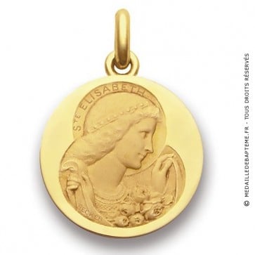 Médaille Sainte Elisabeth  - medaillle bapteme Becker