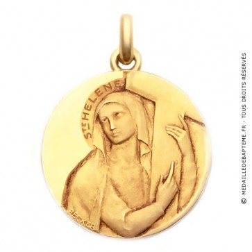 Médaille Sainte Hélène  - medaillle bapteme Becker