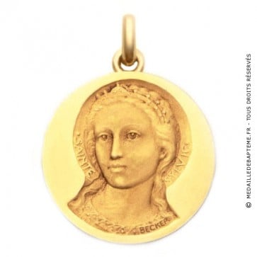 Médaille Sainte Sylvie  - medaillle bapteme Becker