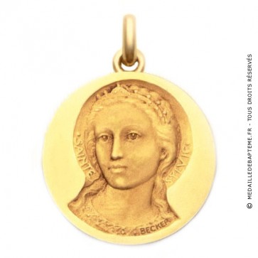 Médaille Sainte Sylvie  - medaillle bapteme Becker