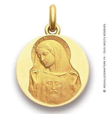 Médaille Sainte Véronique  - medaillle bapteme Becker