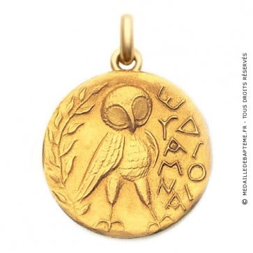 Médaille Sceau Athénien  - medaillle bapteme Becker