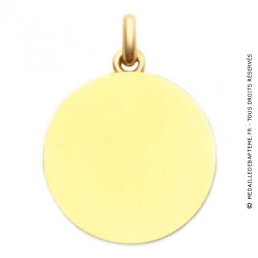 Médaille Unie Polie  - medaillle bapteme Becker
