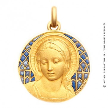 Médaille Vierge Amabilis  - medaillle bapteme Becker