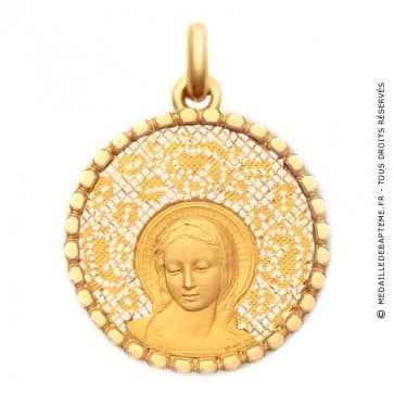 Médaille Vierge Amabilis  - medaillle bapteme Becker