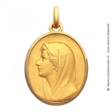 Médaille Vierge au Voile  - medaillle bapteme Becker