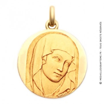 Médaille Vierge du XIII  - medaillle bapteme Becker