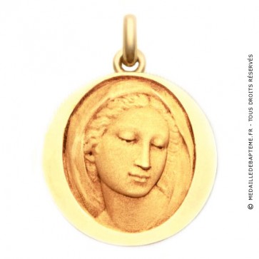 Médaille Vierge Florentine  - medaillle bapteme Becker